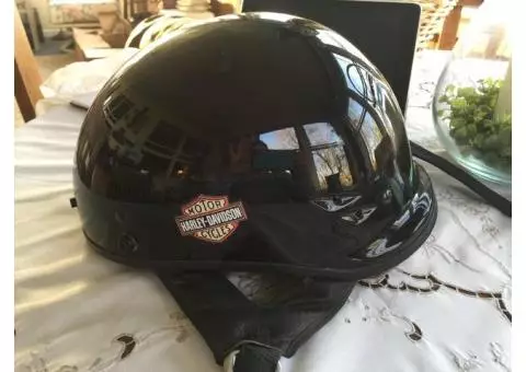 Harley Motorcycle Gloss Bucket Helmet